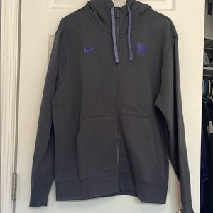 Nike Charcoal and Violet Hoodie